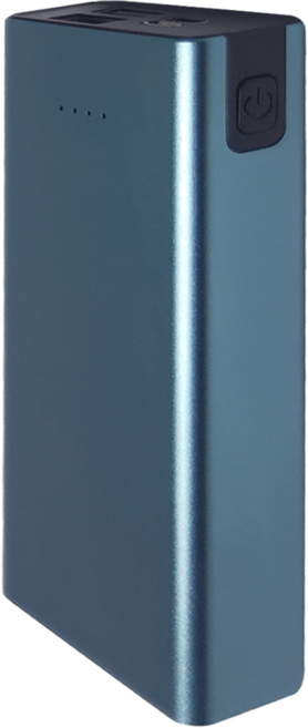 MCK 科技 鋁合金行動電源 6300mAh USB, MCK-9527, 金屬藍