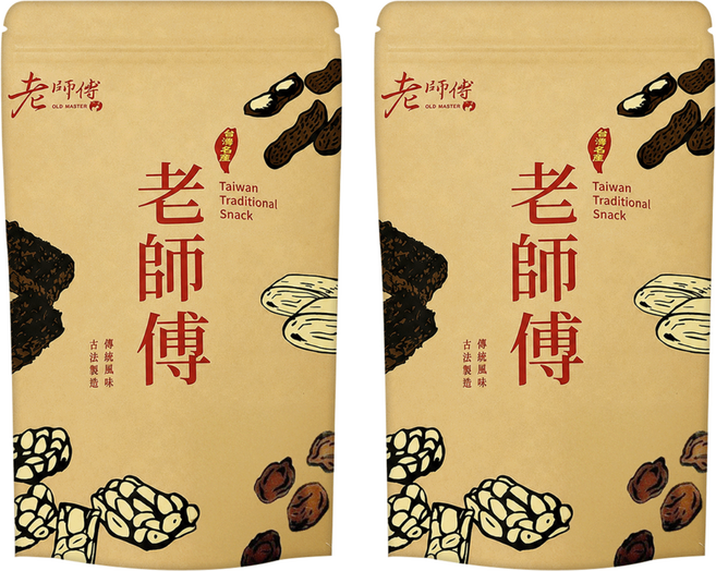 老師傅 話梅梅子, 2個, 135g