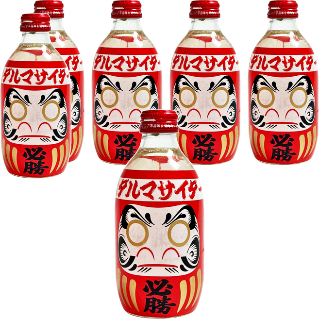 木村飲料 達摩汽水 紅色, 300ml, 6瓶