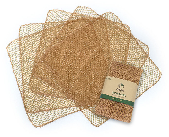 초록습관 리턴투네이처 제로웨이스트 생분해 PLA 망사 수세미, 10개입, 1개