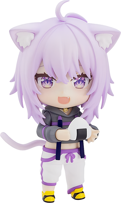 GOOD SMILE COMPANY 黏土人 貓又小粥 1860 Hololive Q版模型, 1個