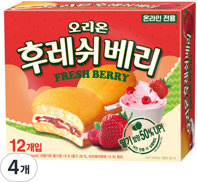 후레쉬베리 딸기, 360g, 4개