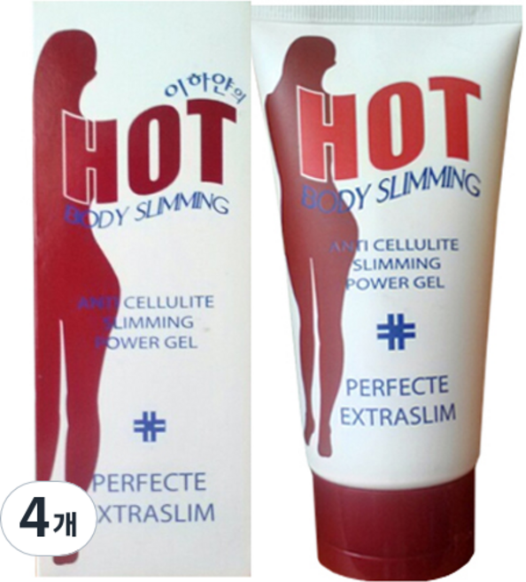 이하얀 핫바디 슬리밍젤, 150g, 4개