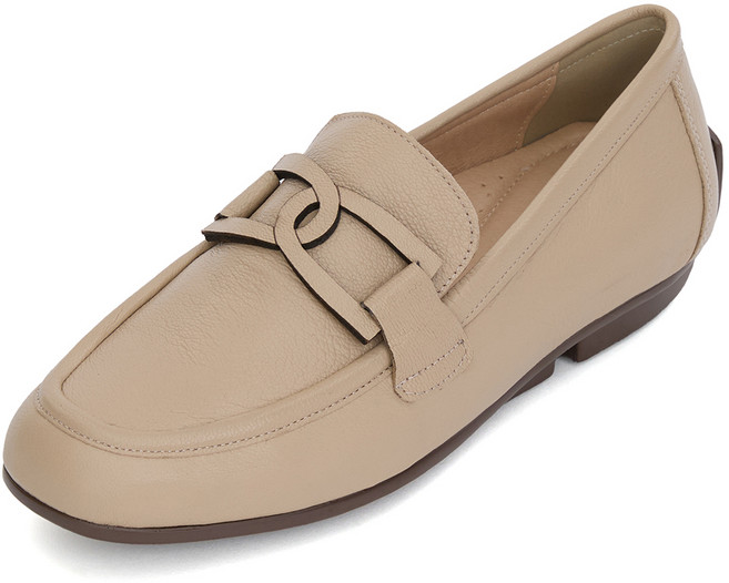 GISSE 女款 J-shoe 山羊皮 Ramd 輕量舒適手工樂福鞋 2cm