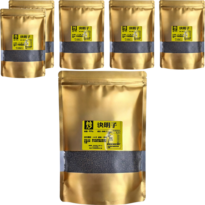 蔘大王 炒決明子, 600g, 6包, 6份