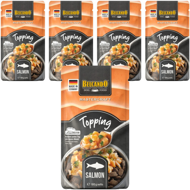 벨칸도 강아지 마스터크래프트 토핑 간식, 100g, 5개, 연어