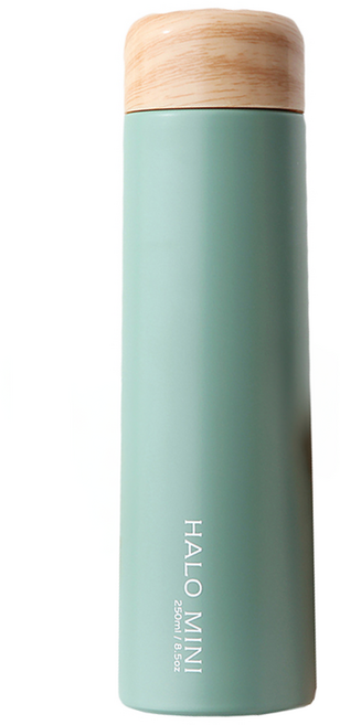 르리에 할로 미니 보온보냉병, 민트, 250ml, 1개