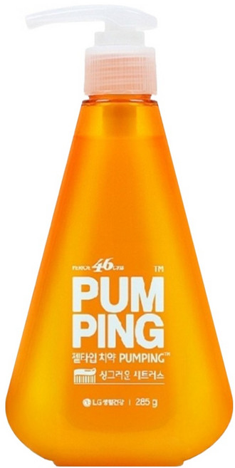 페리오 펌핑치약 시트러스, 1개, 285g