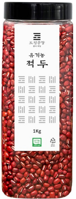도정공장 유기농 적두, 1kg, 1개