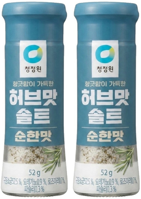 清淨園 萬用調味鹽 原味, 52g, 2瓶