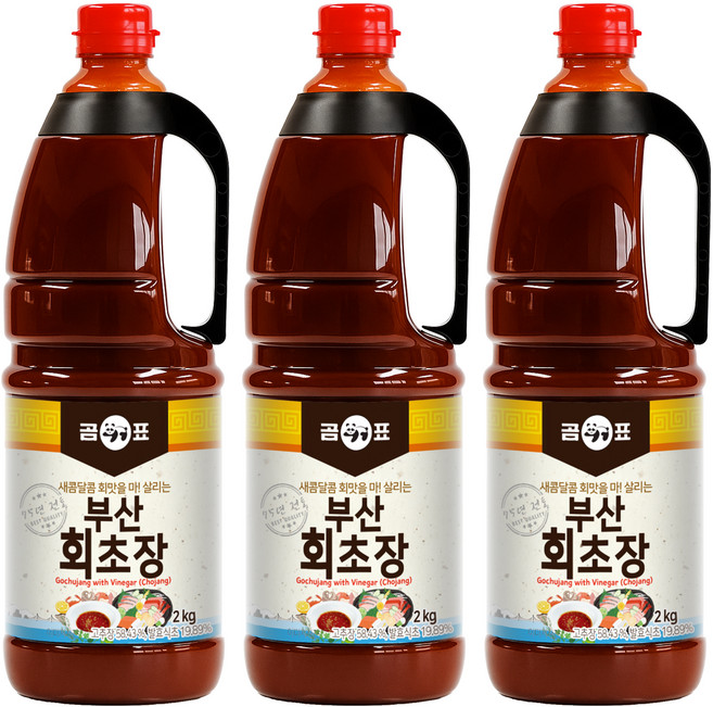 Gompyo 부산 회초장, 2kg, 3개
