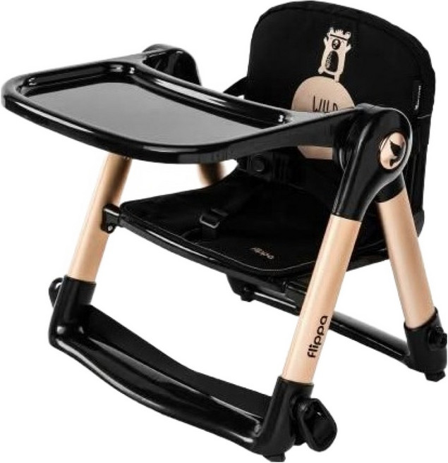 apramo flippa dining booster 旅行兒童餐椅 6~36個月 15kg以下 2kg, magic gold