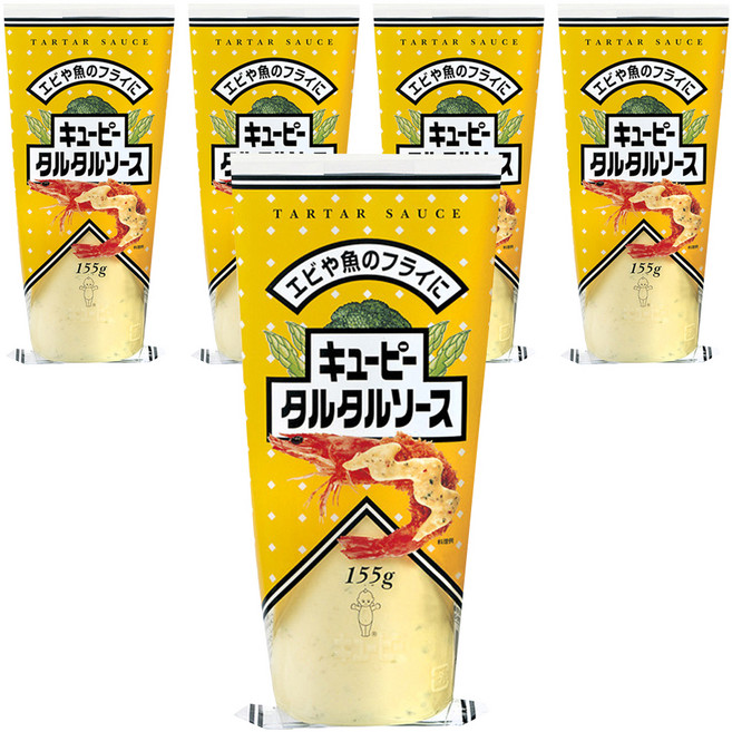 KEWPIE 塔塔醬, 155g, 5個