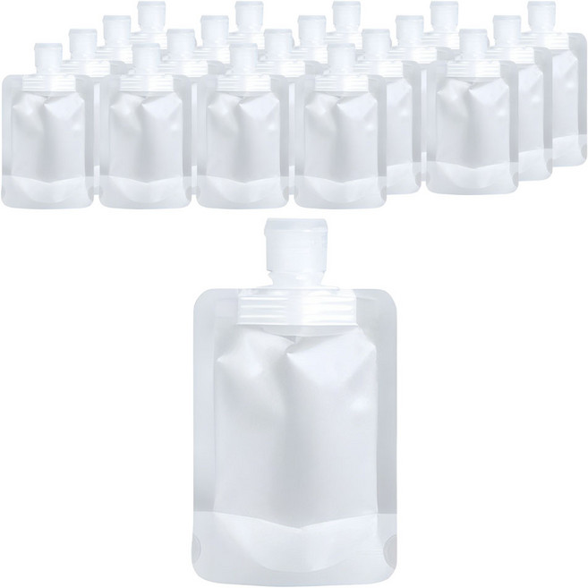 디오셀 깔끔정리 여행용 소분 파우치 100ml, 20개