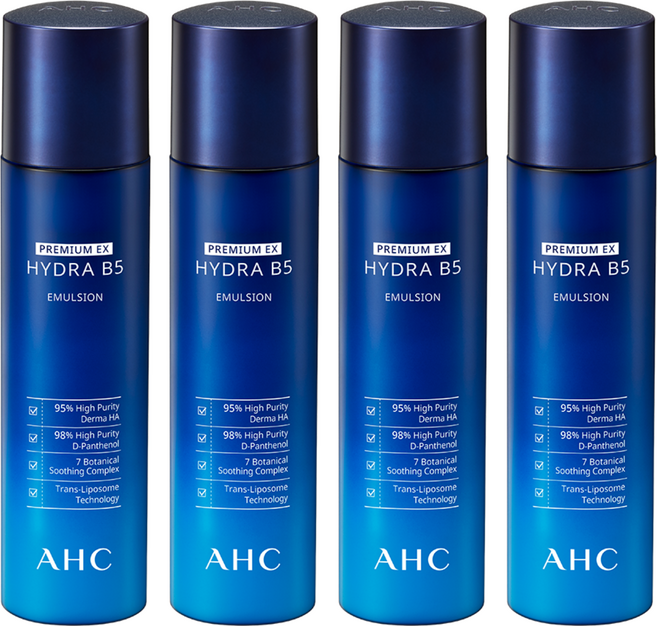AHC 瞬效B5微導保濕乳液, 140ml, 4瓶