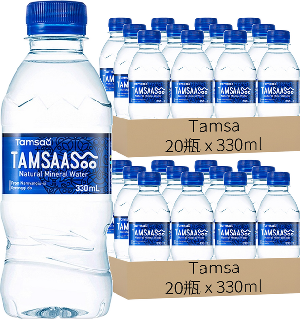 Tamsaa 天然水, 330ml, 40瓶
