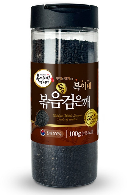 복이네먹거리 국산 볶음 통검은깨, 100g, 1개