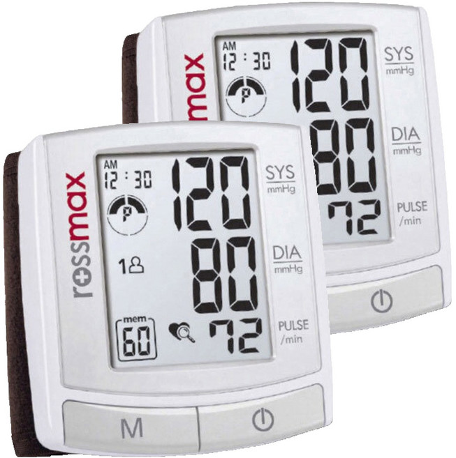 로즈맥스 손목형 자동전자 혈압계 BI701, 2개