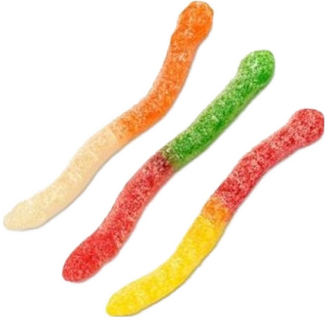 스위트문 젤리, 2가지과일맛SOUR지렁이구미, 3개, 50g