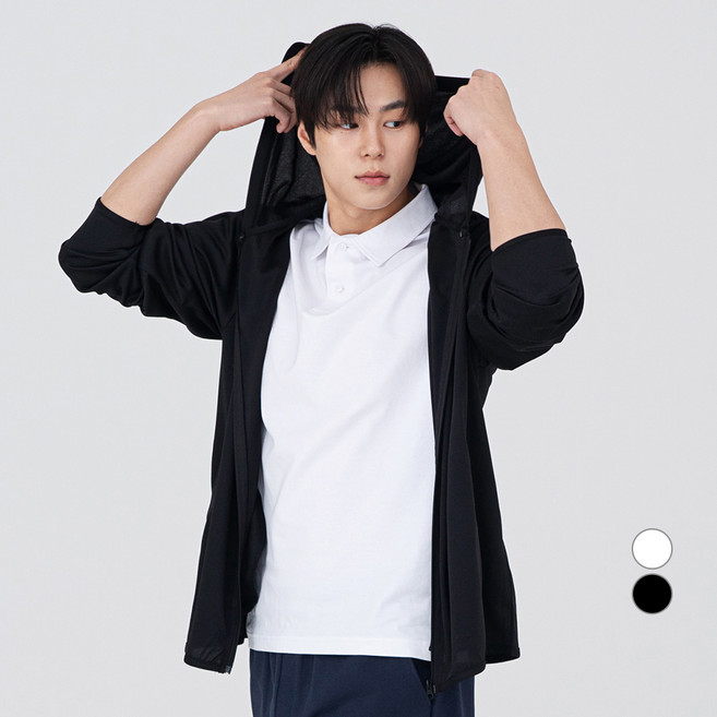 캐럿 썸머 메쉬 후드 집업