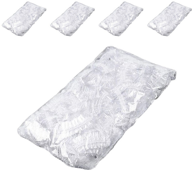 喵汪森林 一次性防水耳套 100個, 01, 5包