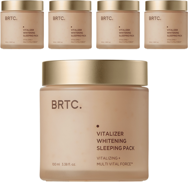 비알티씨 바이탈라이저 화이트닝 슬리핑 팩, 100ml, 5개