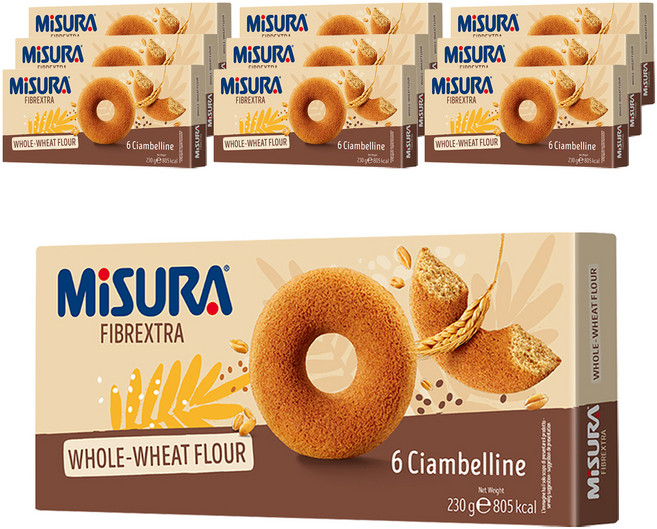 미주라 통밀도너츠, 230g, 10개