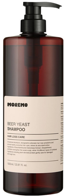 모레모 맥주 효모 샴푸, 1L, 1개