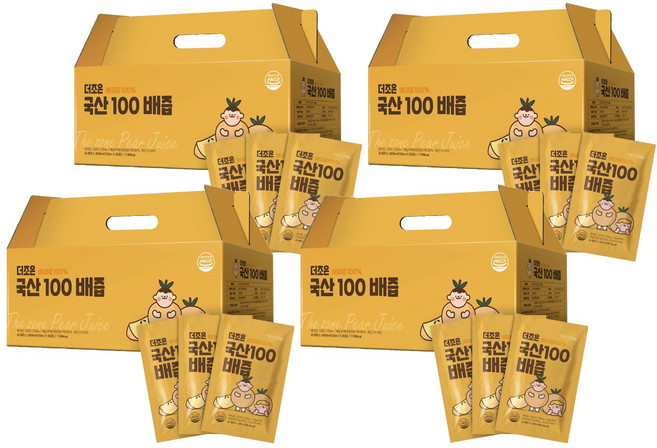 더존건강 더조은 국산100 배즙, 100ml, 120개
