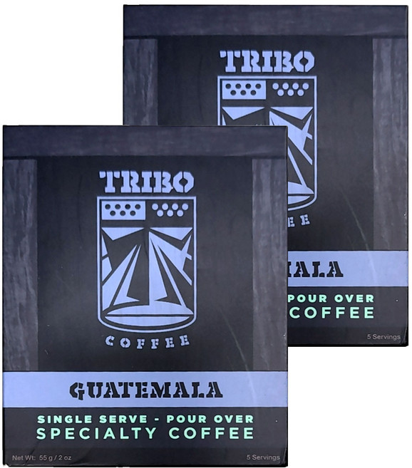 TRIBO COFFEE 瓜地馬拉 安提瓜 濾掛式咖啡 中焙, 11g, 5包, 2盒