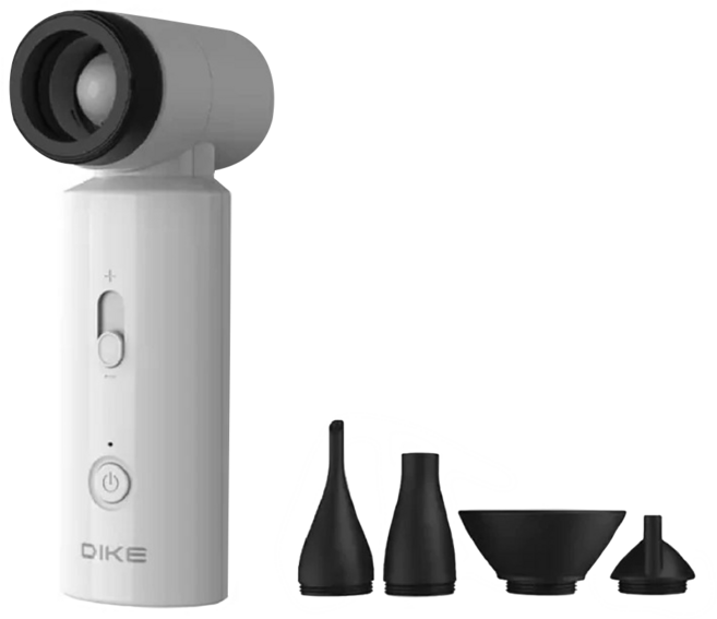 DIKE 多功能渦輪暴風扇 附多功能吹嘴組 149 x 73 x 45.5mm 290g, DUF330, 白色