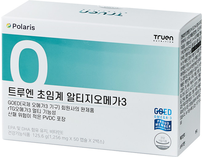 TrUen 超臨界rTG Omega-3, 100錠, 1個