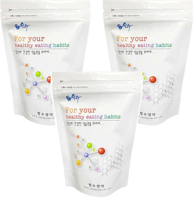 청수생약 건강 흰민들레 삼각티백 60p, 1g, 60개입, 3개