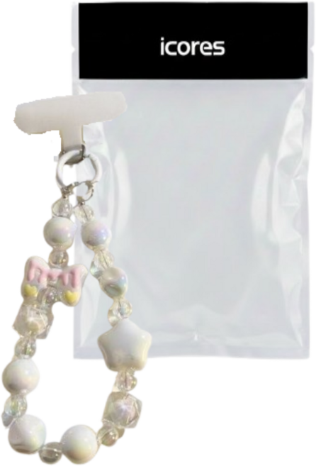 아이코어스 캔디 스타 태그홀더 키링, 혼합색상, 1개