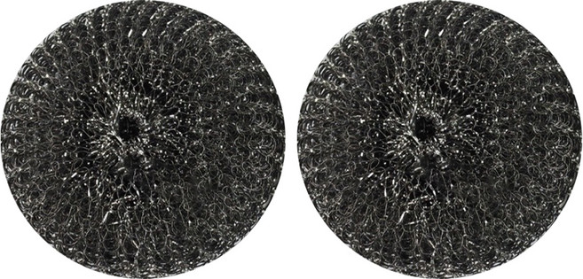 KEYTOSS 詰朵斯 MINI ME 油切編織鋼絲球 直徑11×3cm, 2入, 1組