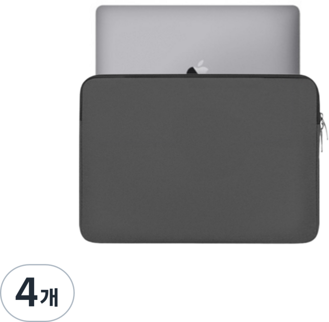 모아브 노트북 파우치, 그레이, 4개