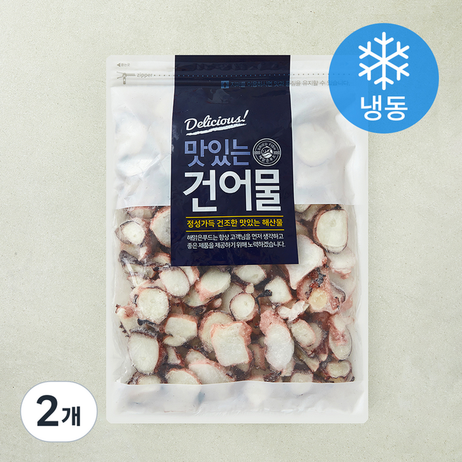 해맑은푸드 동전오족, 500g, 2개