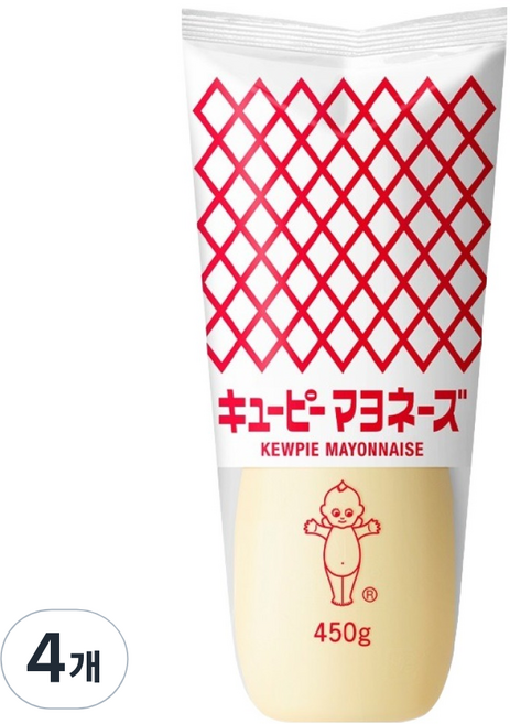 큐피 마요네즈, 450g, 4개