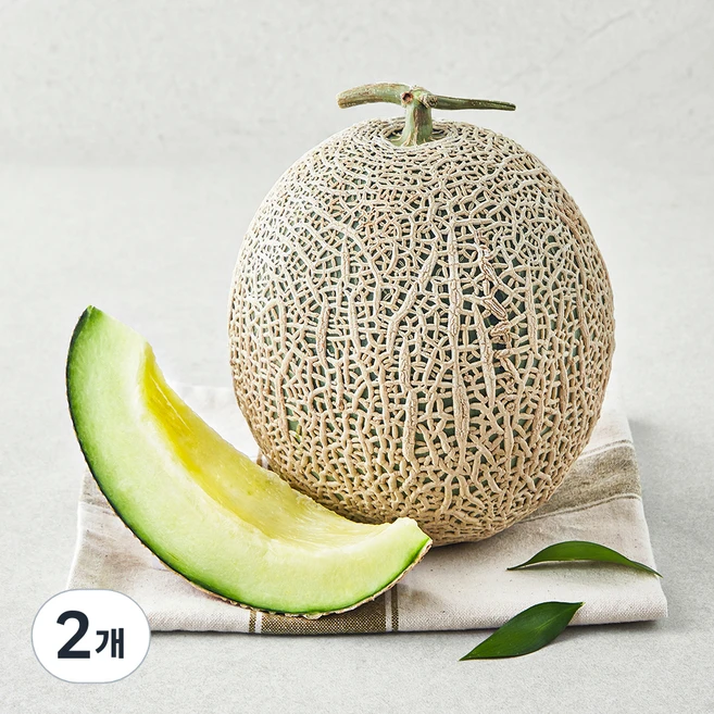 곰곰 얼스멜론, 1.2kg, 2개 - 쿠팡