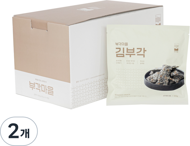 부각마을 김부각 10p, 200g, 2개