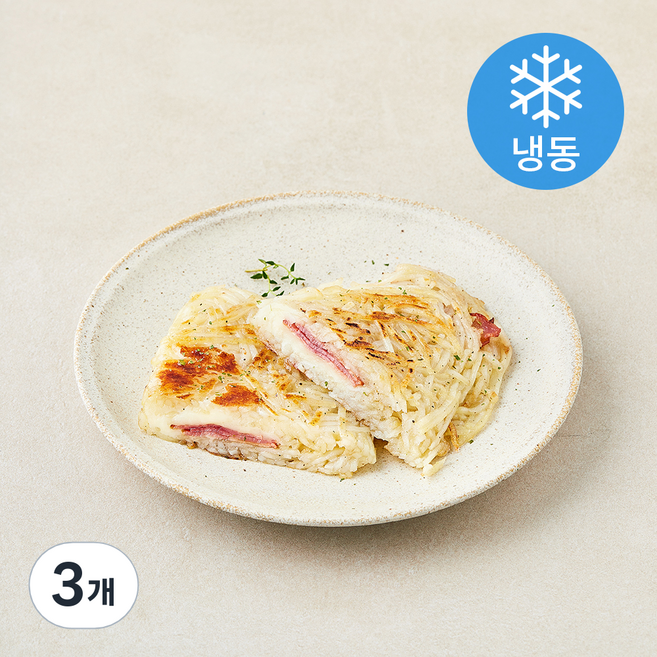 그냥부엌 베이컨 치즈 감자채전 (냉동), 250g, 3개