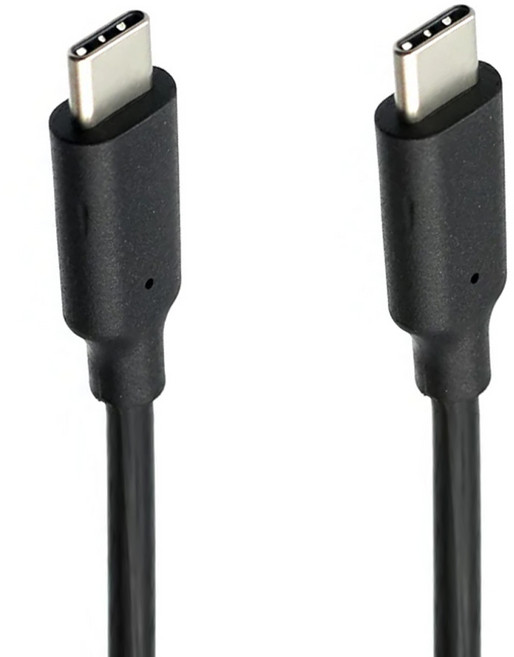 iLeco E-mark智慧快充晶片 Type C-Type C傳輸線, 2m, 黑色, 1條