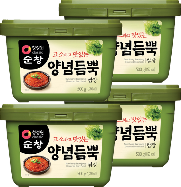 清淨園 Sunchang 蔬菜調味醬, 500g, 4盒