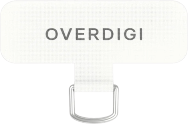OVERDIGI 機殻掛繩片 尼龍單環, 白色, 1個