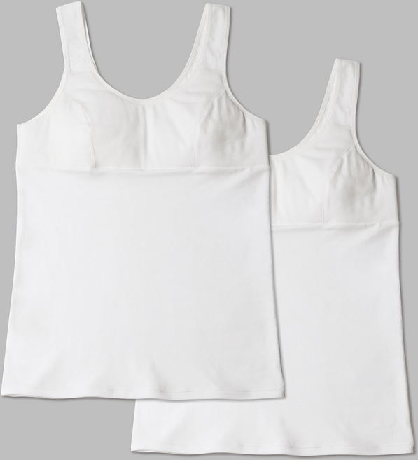 베이스알파 에센셜 여아 주니어 소프트 코튼 스판 브라 런닝 2매