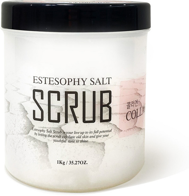에스테소피 바디 스크럽 솔트 솝 콜라겐, 1kg, 1개