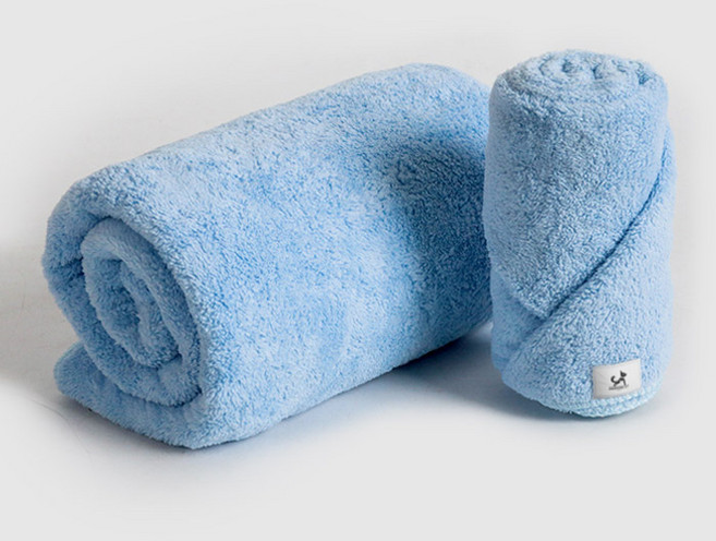 딩동펫 부드러운 펫타올 2종 세트, 블루, 1세트