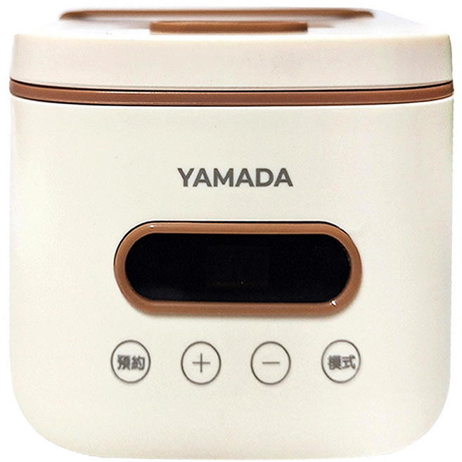 YAMADA 隨行加熱小方盒 白色 YLB-23DM010 不沾塗層易清洗 定時加熱 辦公室/旅行適用
