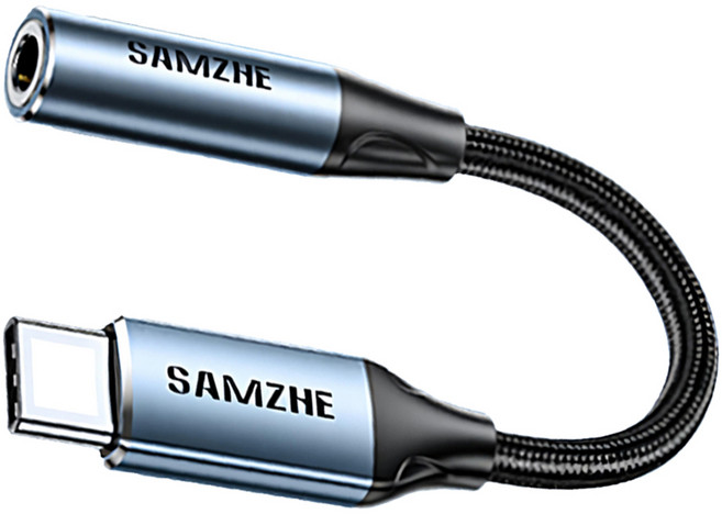 山澤Type-C轉3.5mm音源轉接線 HiFi音質DAC晶片 耳機轉接頭 鋁合金, 6941418939640, 1條