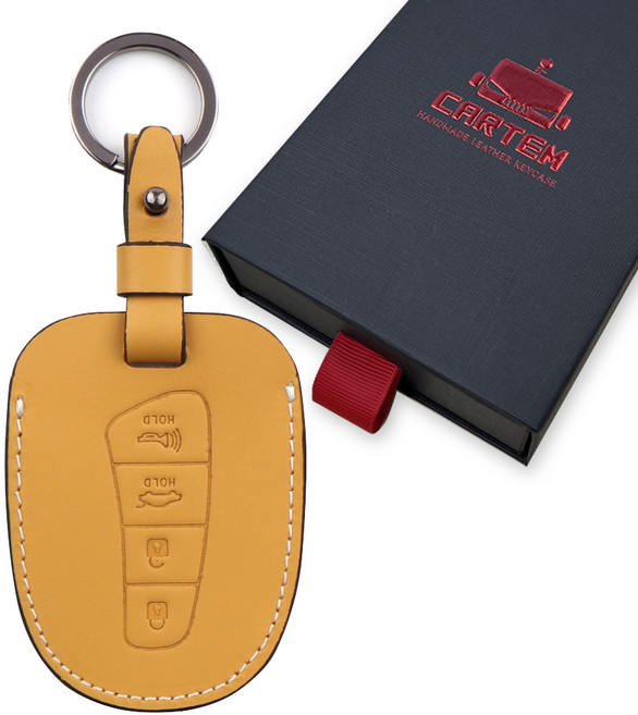 카템 장인 스마트키 케이스, 허니 옐로우, CT023(H02)